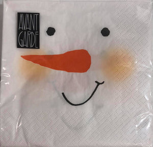 Luncheon Napkin- Snowman Smile