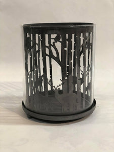 Silhouette candle holder
