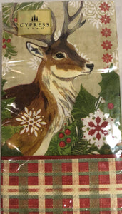 Guest Towel Napkin- Deer