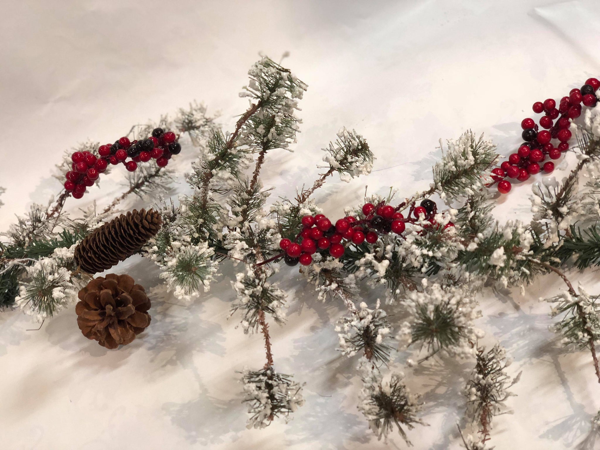 Snow garland