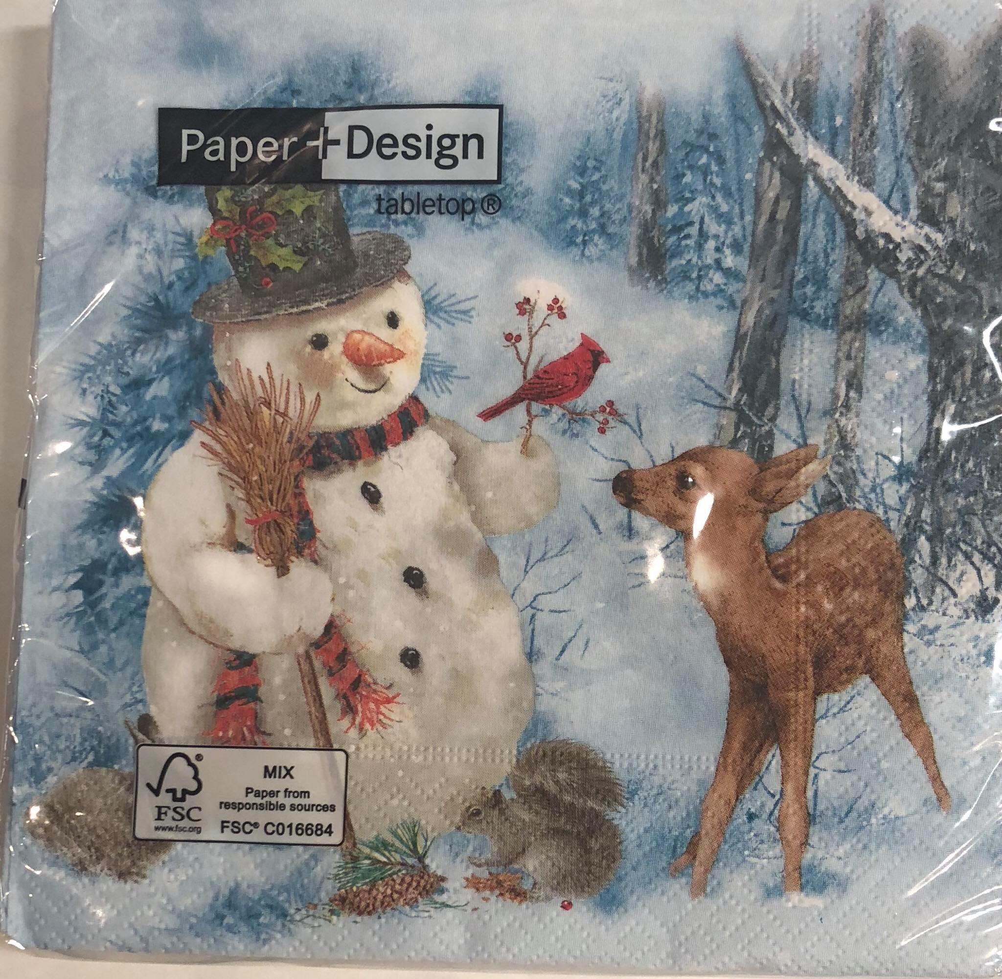 Luncheon Napkin- Winter Forest