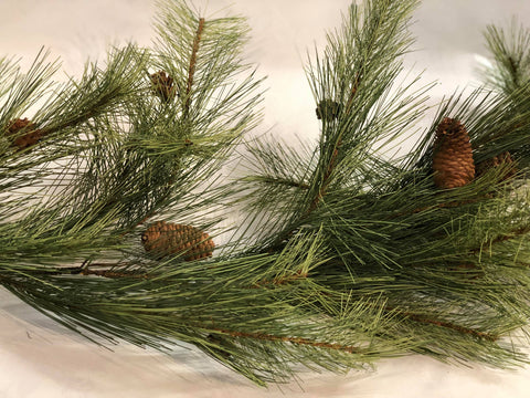 Long pine needle garland