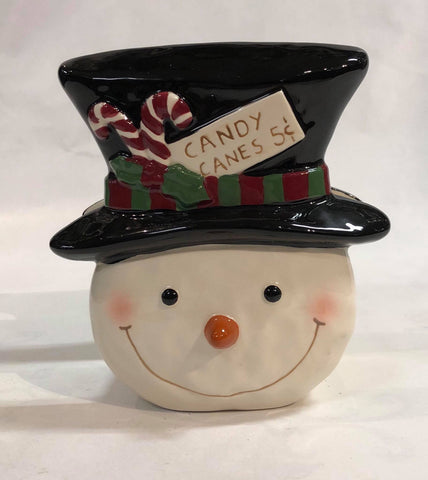 Snowman napkin holder
