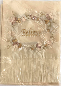 Decorative towel -Believe