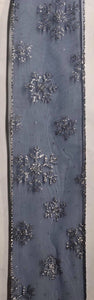 Snowflake Grand- Blue Silver