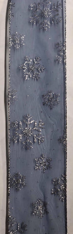 Snowflake Grand- Blue Silver