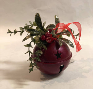 Red jingle bell ornament