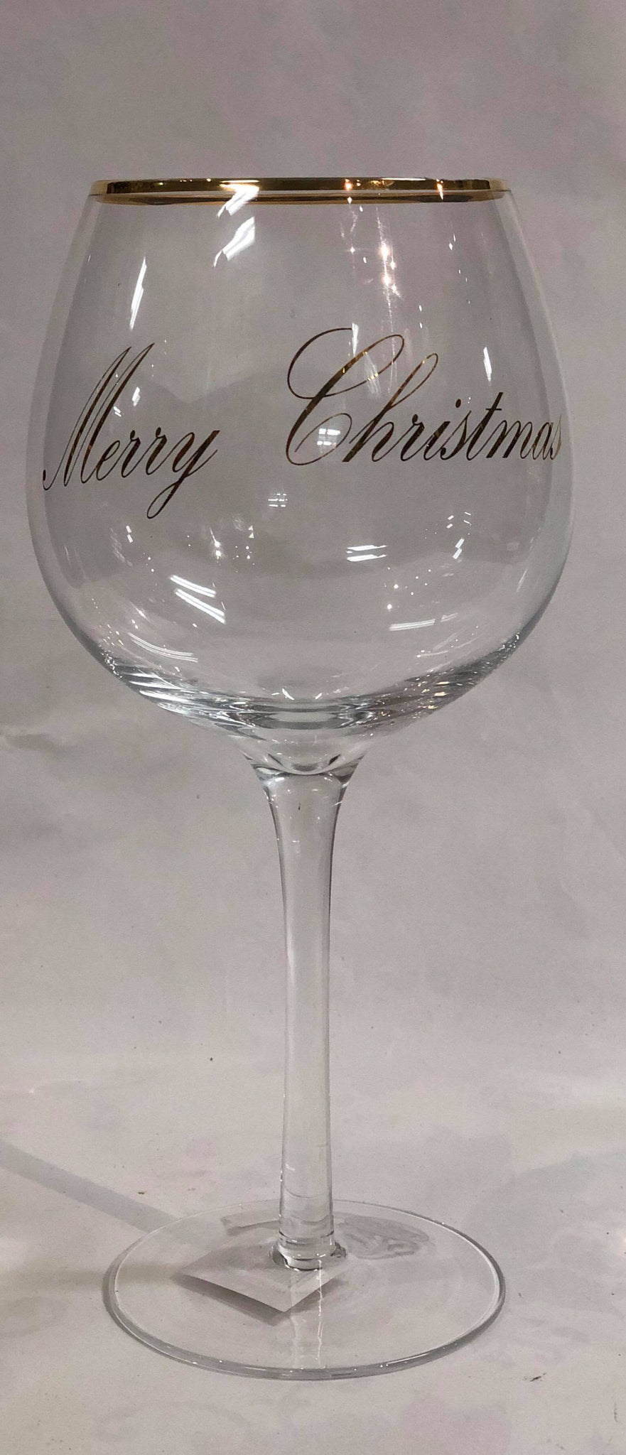 Christmas wine glass "Merry Christmas"