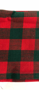 Red / Green Check Napkin Set