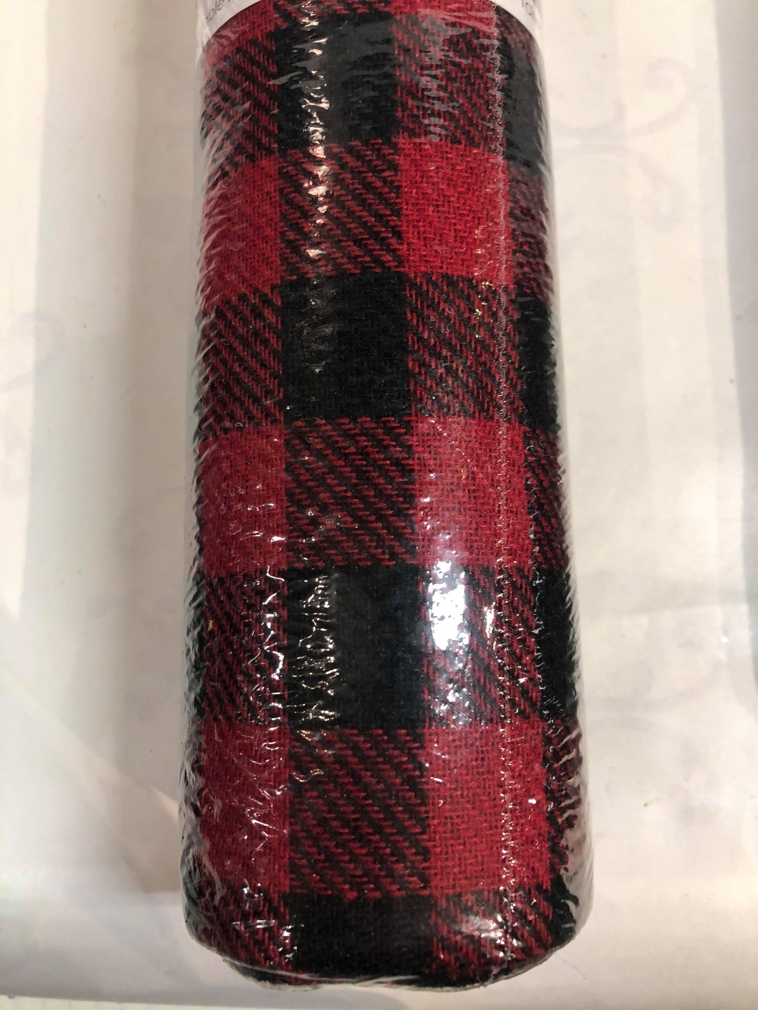 Placemat roll -Buffalo plaid