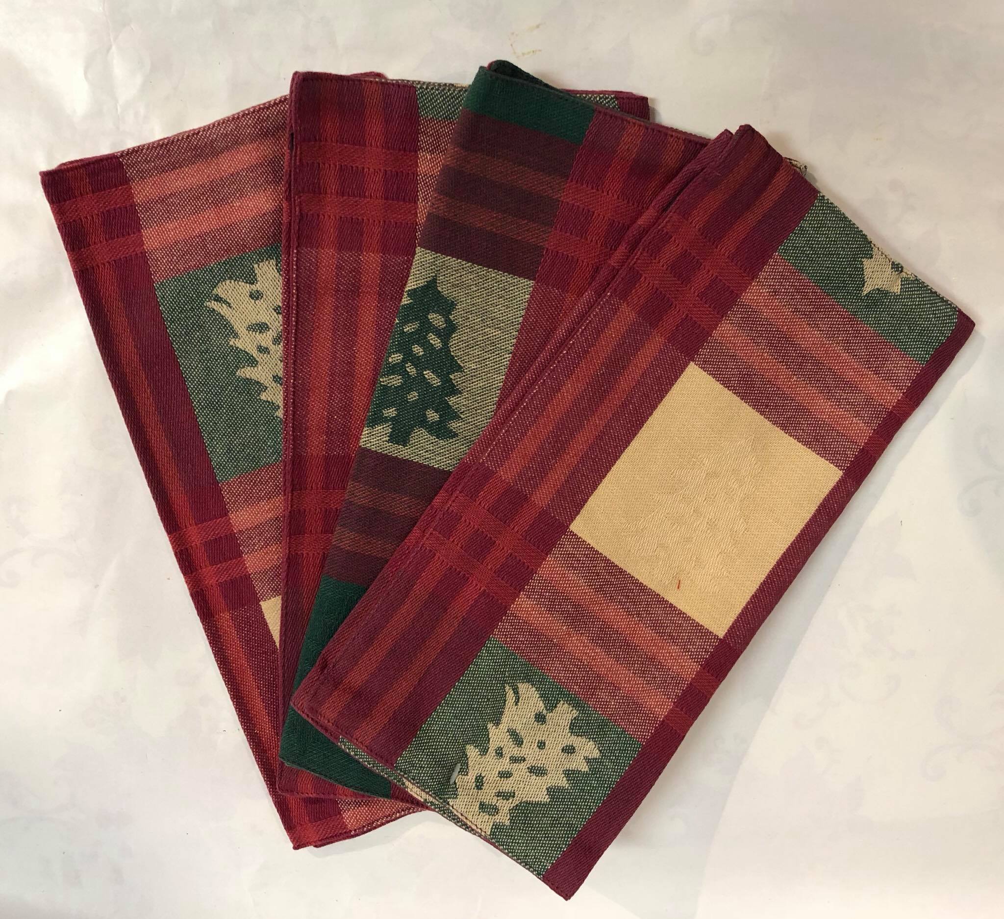 Tree Plaid Placemat Set