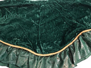 Hunter green tree skirt