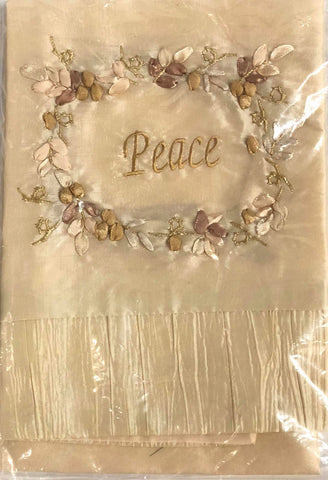 Decorative towel -Peace