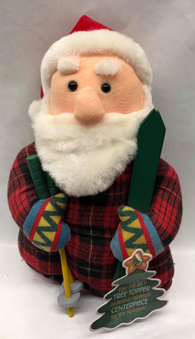 Plush Santa Tree Topper
