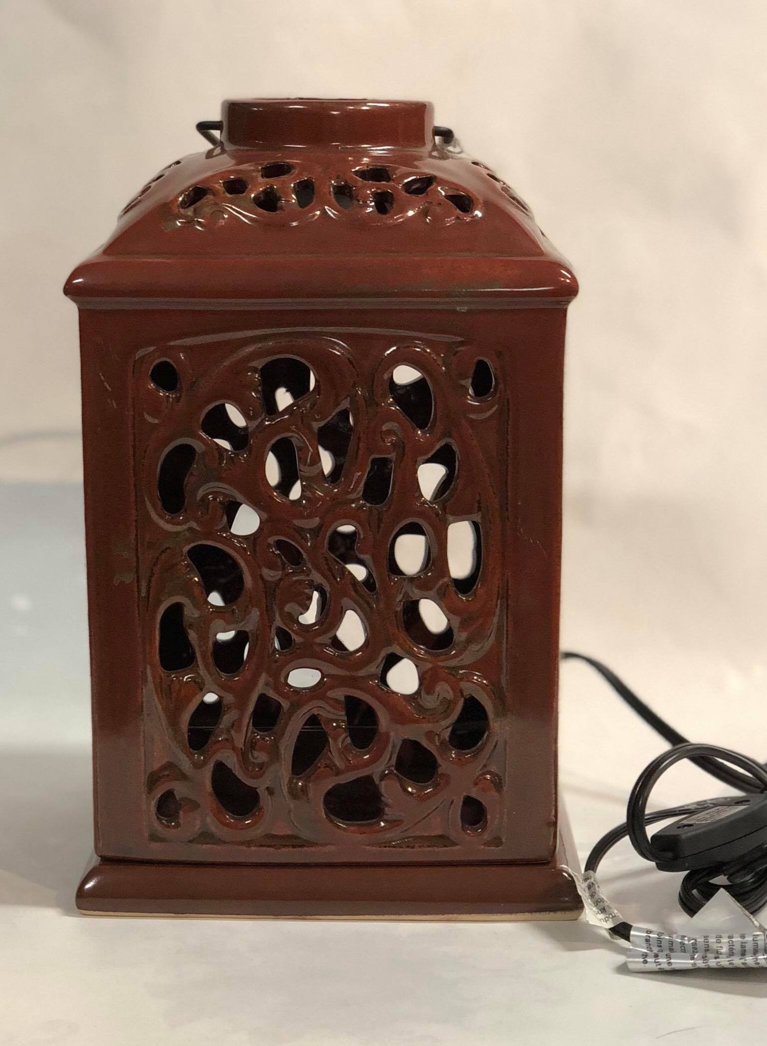 Ceramic Candle Warmer Lantern -Hathaway