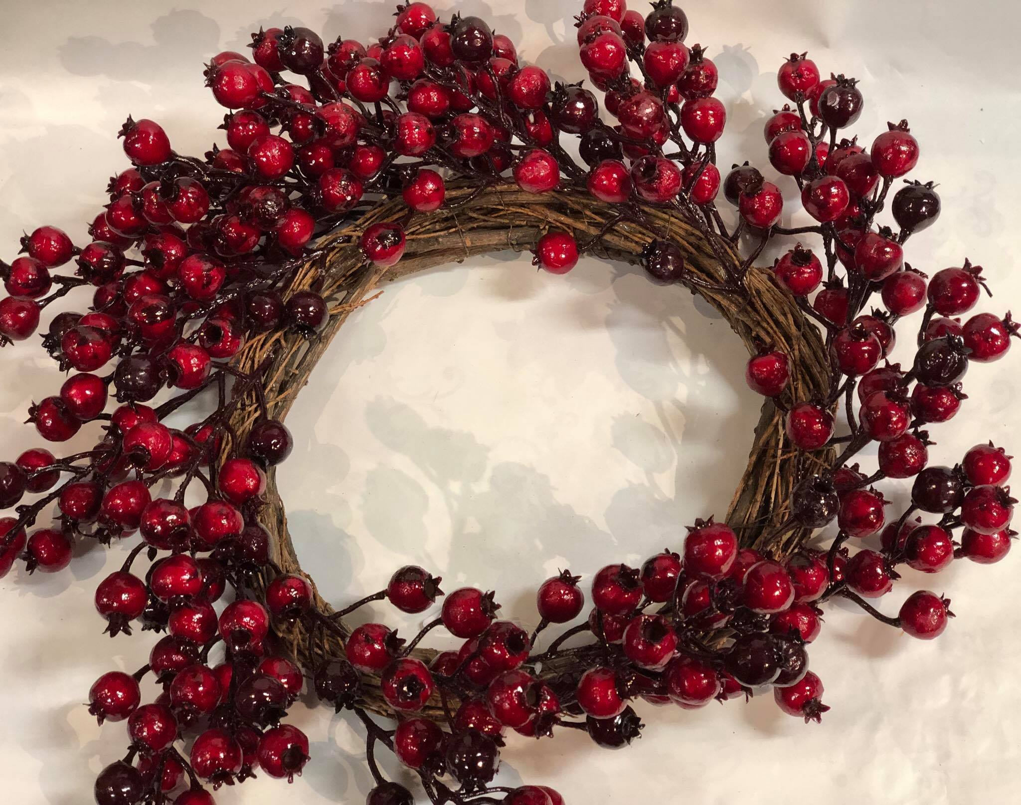 Outdoor Berry Wreath