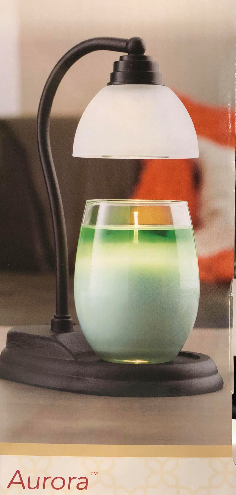 Aurora Candle Warmer Lamp -Black