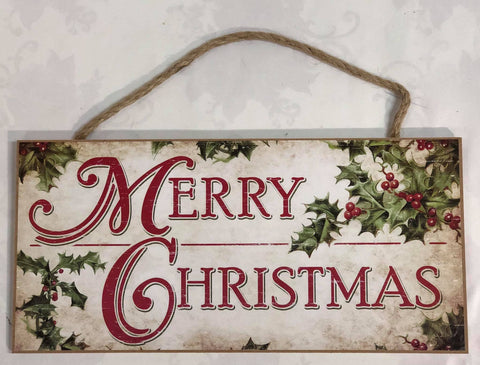 "Merry Christmas" Sign