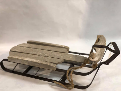 Large wooden/ metal sled