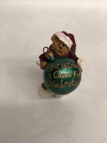 "Christmas is claus for celebration" Figurine