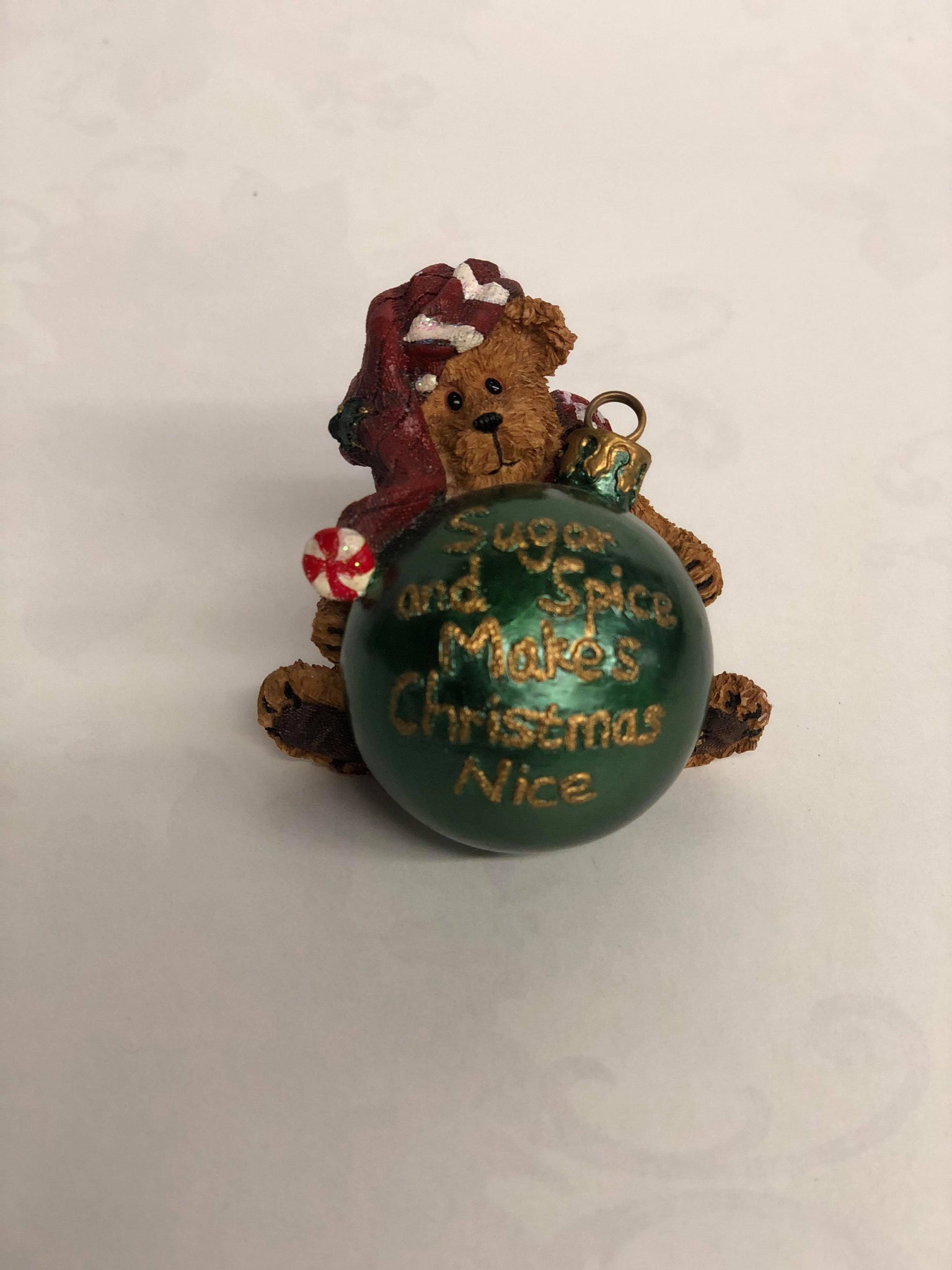 "Sugar and spice makes Christmas nice" Figurine