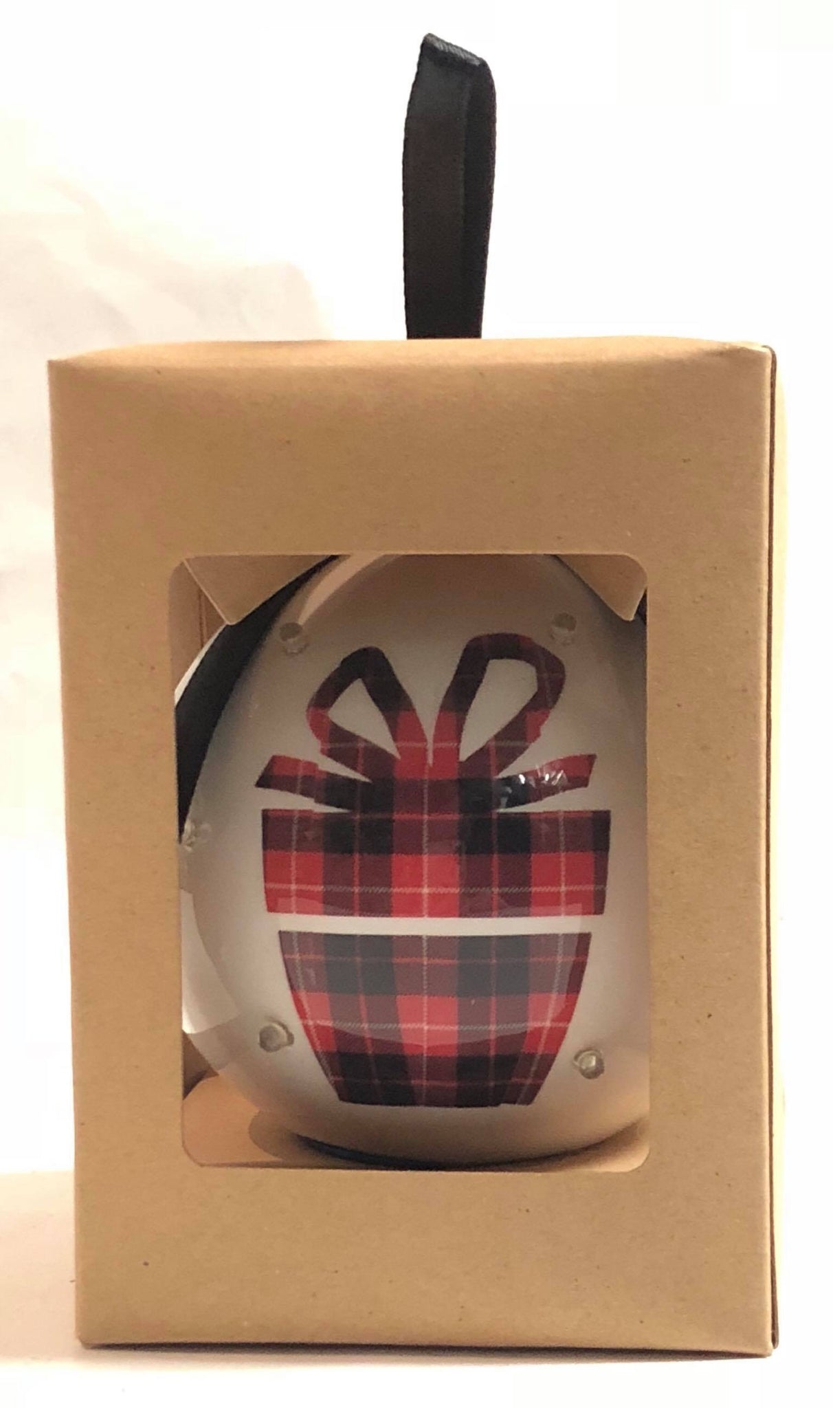 Plaid ornament