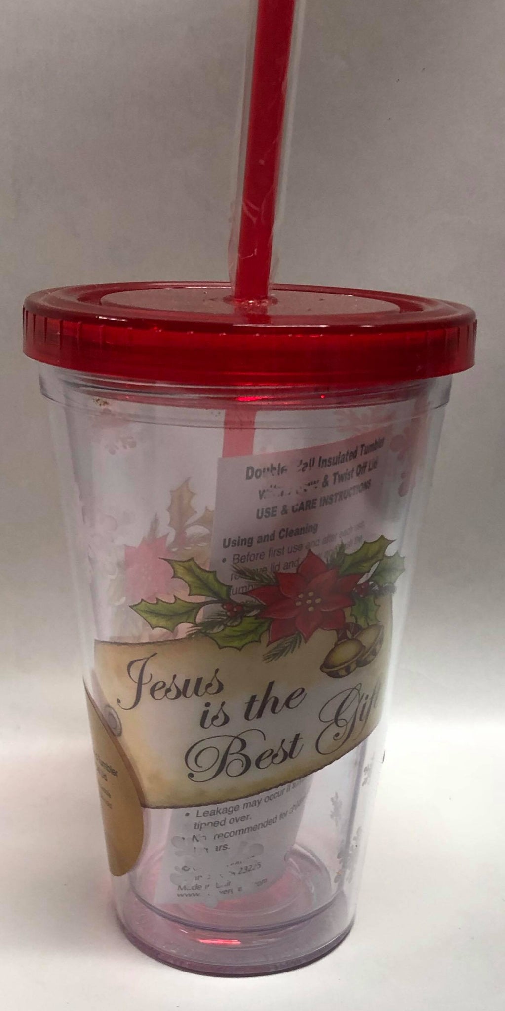 "Jesus Is The Best Gift" Tumbler Glass