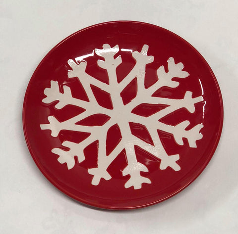 Snowflake plate
