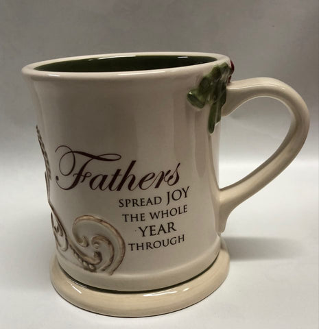 Father Christmas Mug -cream