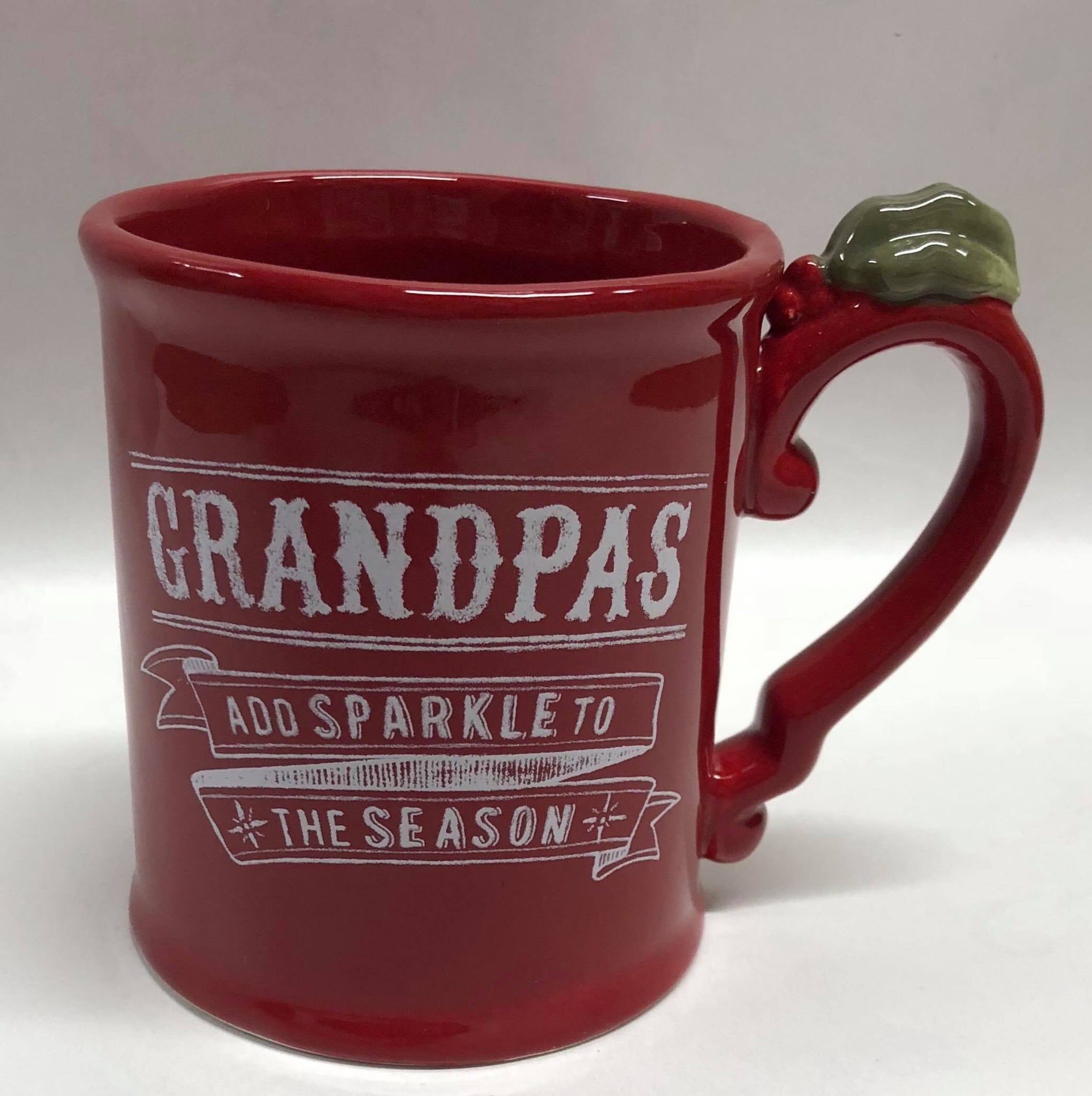 Grandpa Christmas Mug -red