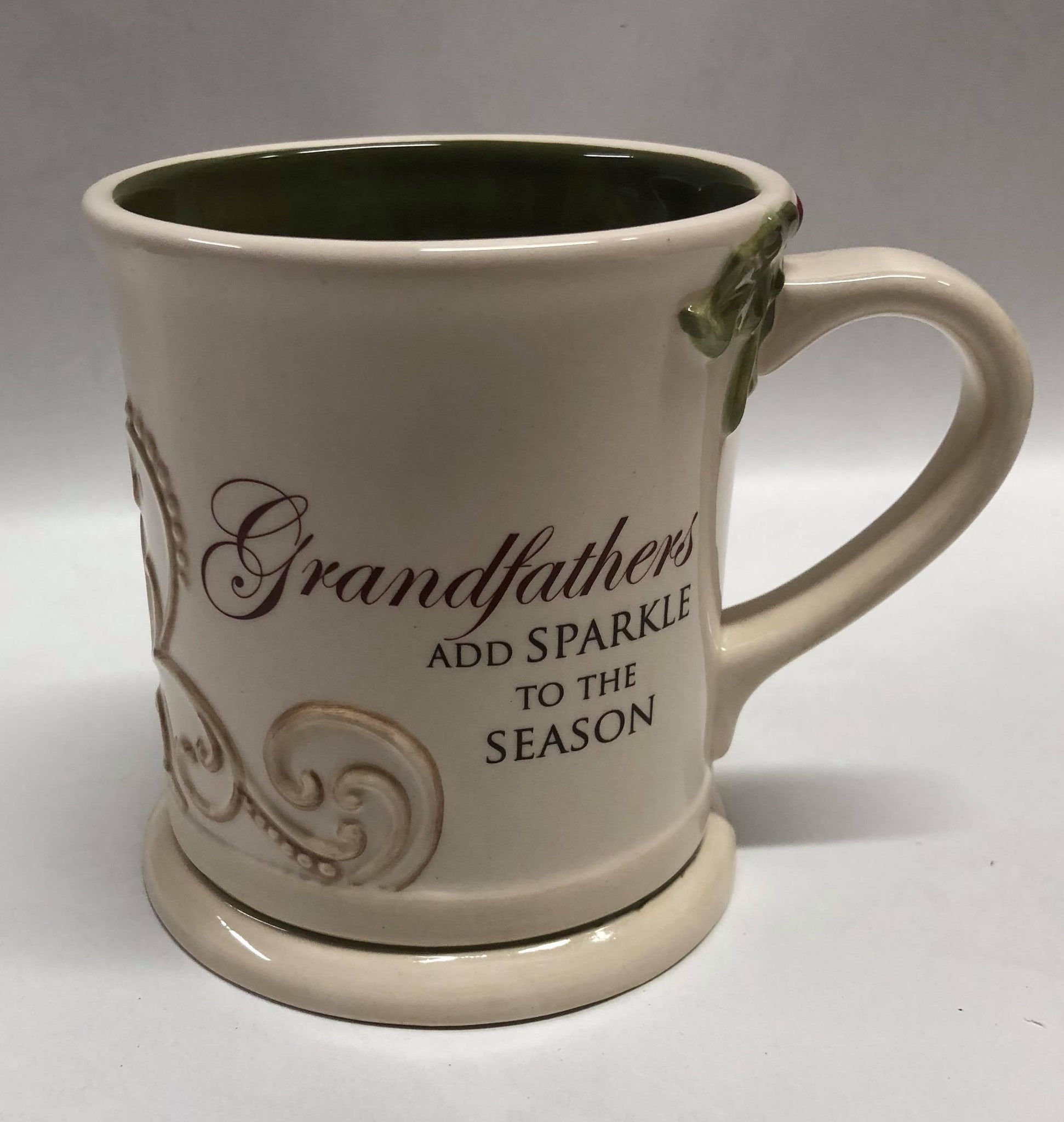 Grandfather Christmas Mug -cream