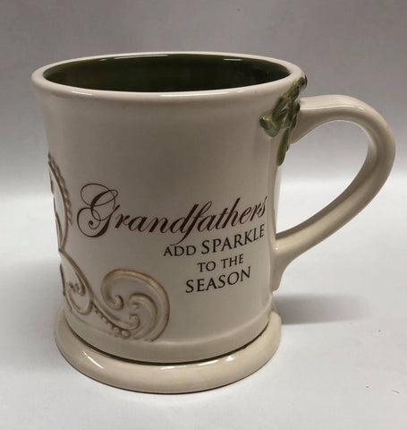 Grandfather Christmas Mug -cream
