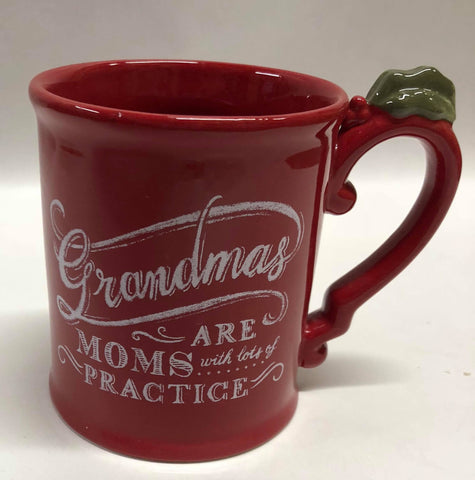 Grandma Christmas Mug -red