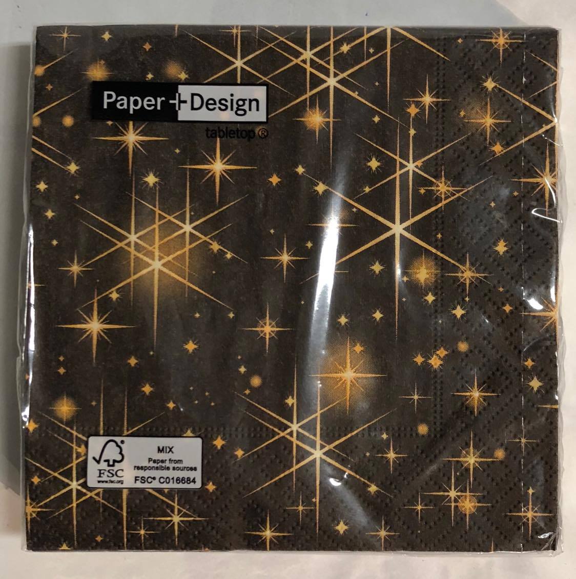 Cocktail Napkin- Glittering Stars