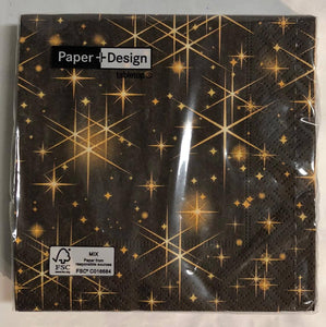 Cocktail Napkin- Glittering Stars