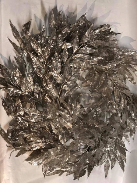 Silver Glitter Wreath