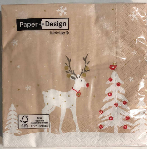 Luncheon Napkin- Cute Deer