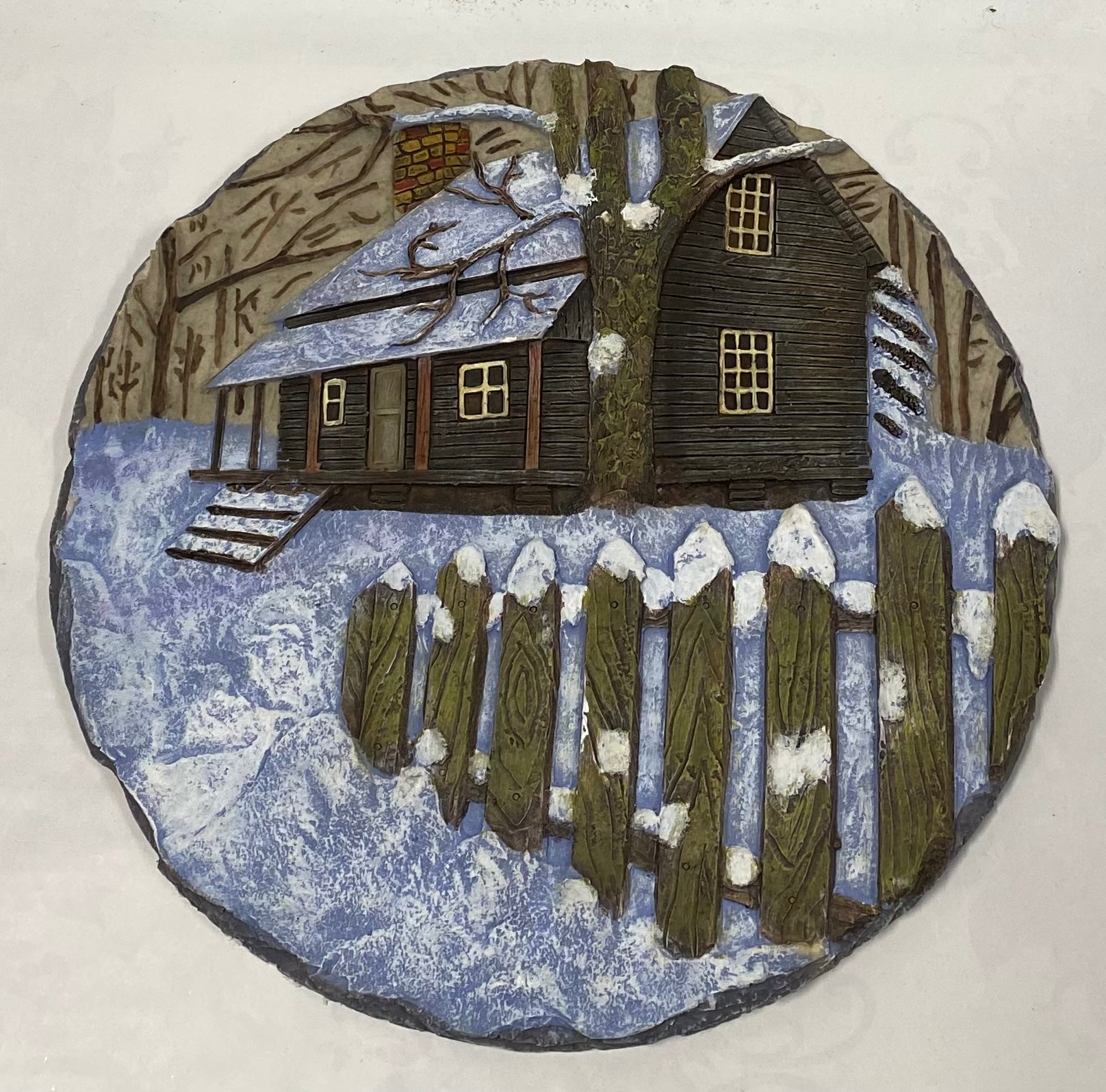 Winter Cabin Stepping Stone