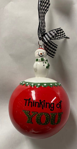 Tree Ornament- “Thinking Of You”