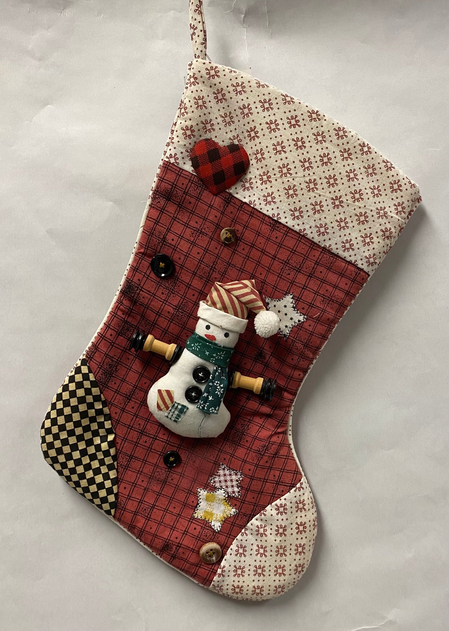 Small Snowman Stocking
