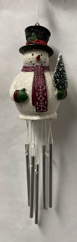 Snowman Wind Chime -Tree