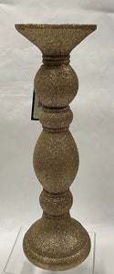 Champagne Glitter Candle Holder
