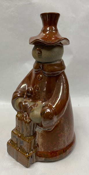 Ceramic Snowman Figurine