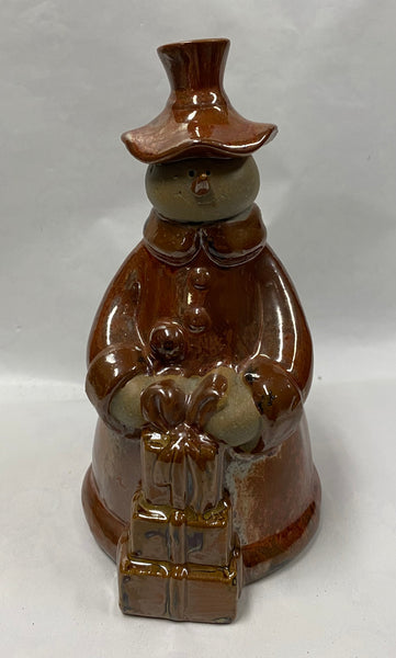 Ceramic Snowman Figurine
