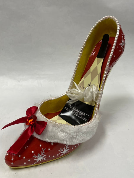 Christmas Shoe Wine Holder