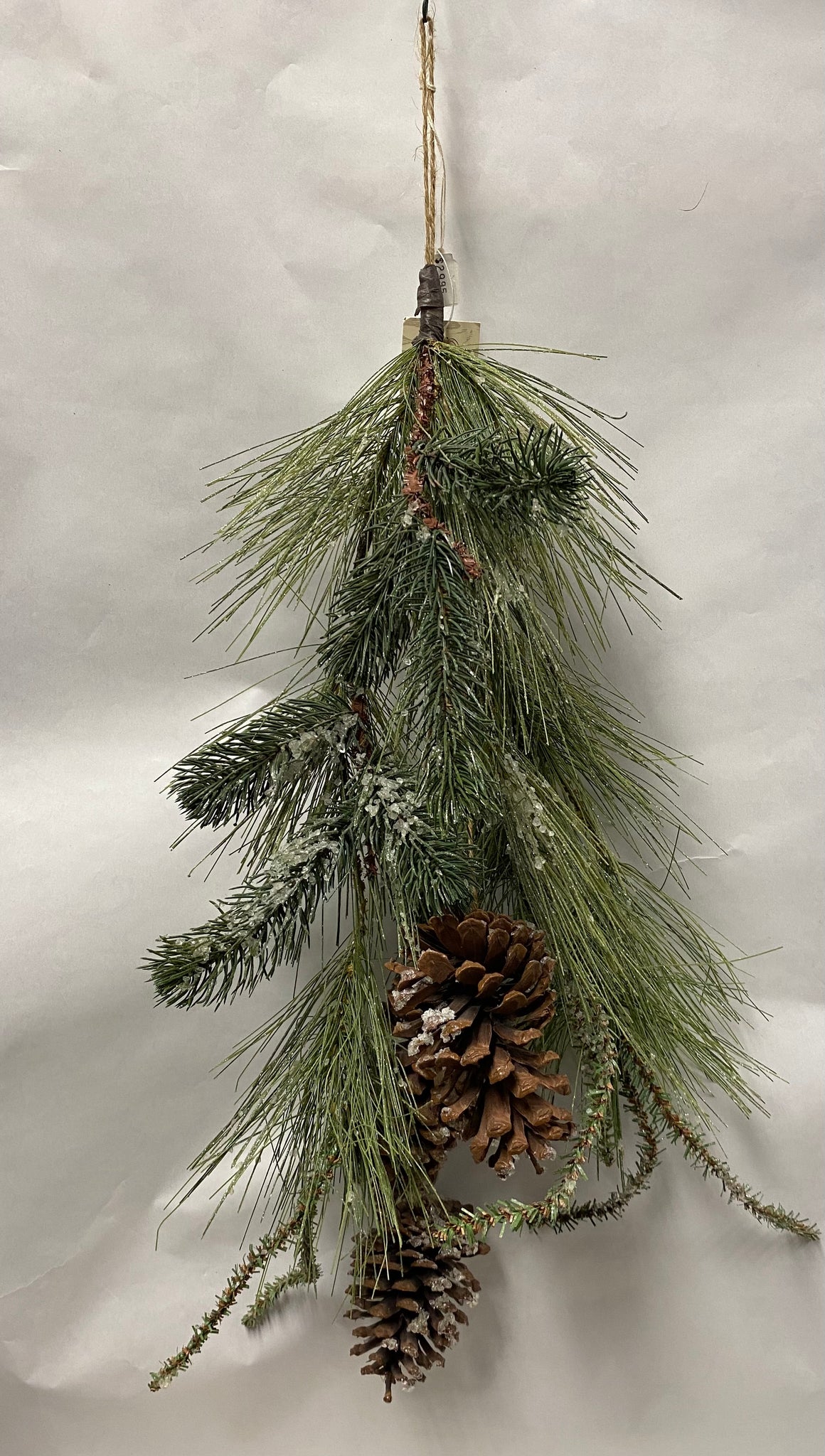 Artificial Greenery Swag With Pinecones