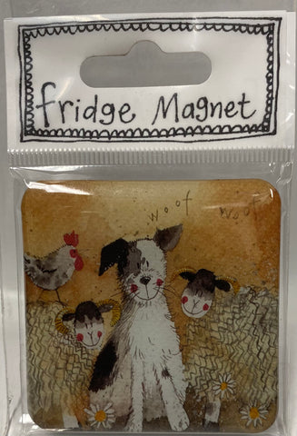 Fridge Magnet -Collie
