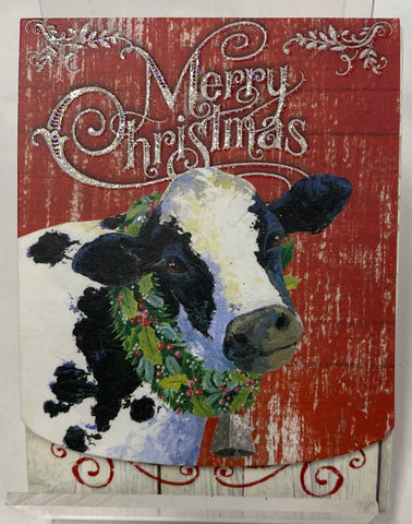 Christmas Cow -Pocket Notebook