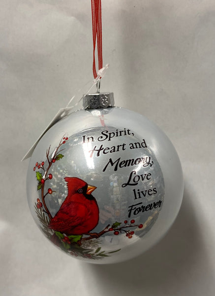 Love Lives Forever Tree Ornament