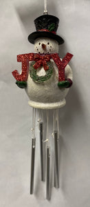 Snowman Wind Chime -Joy